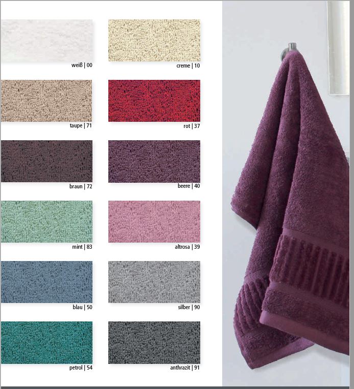 Gästetuch "BIO Baumwolle" 30 x 50 cm / 1 VE = 6 Stck.